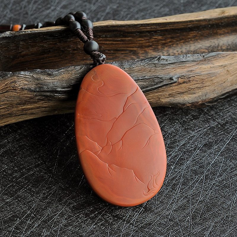 川料南红吊坠 - 红掌柜珠宝