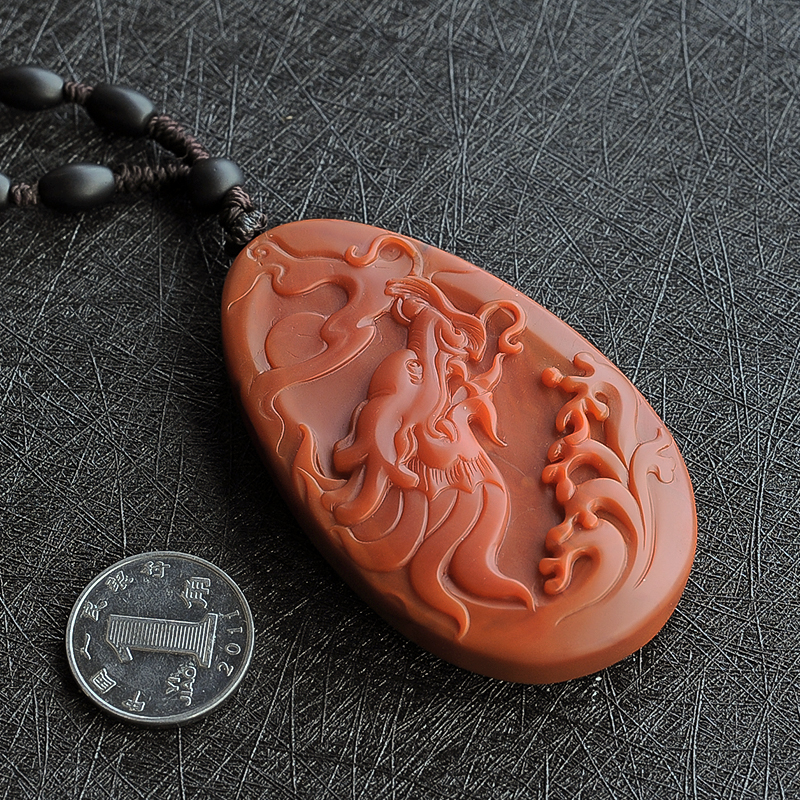 柿子红南红 - 红掌柜珠宝