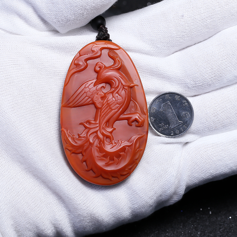 柿子红南红 - 红掌柜珠宝