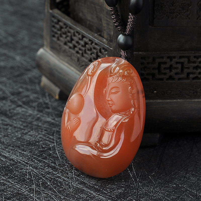 南红吊坠 - 红掌柜珠宝