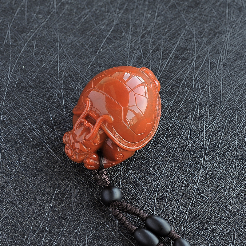 川料南红挂坠 - 红掌柜珠宝