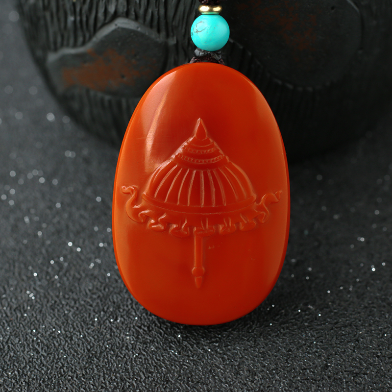 柿子红南红 - 红掌柜珠宝