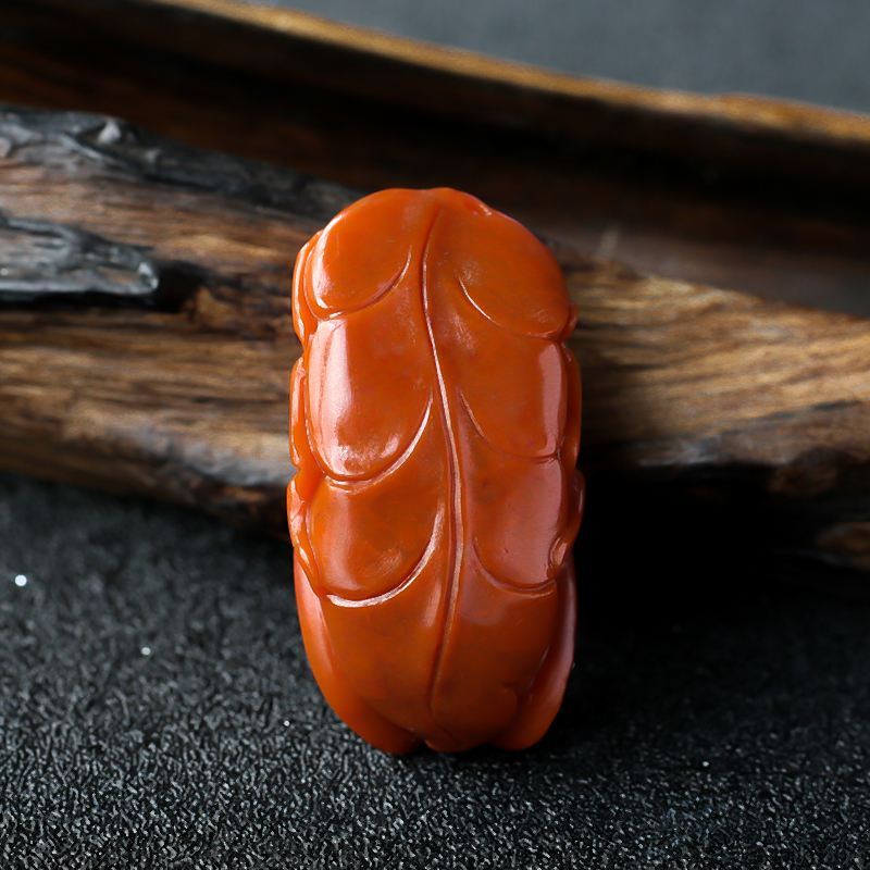 川料南红挂件 - 红掌柜珠宝