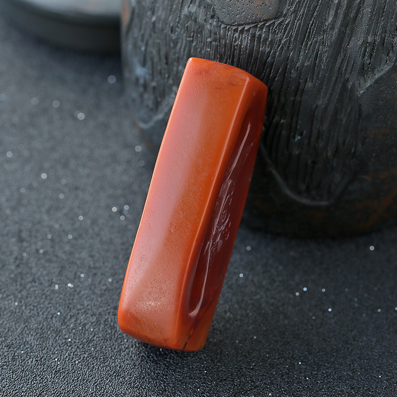 川料南红腰牌 - 红掌柜珠宝