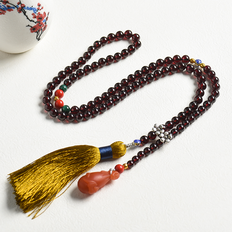 南红钱袋吊坠-红掌柜