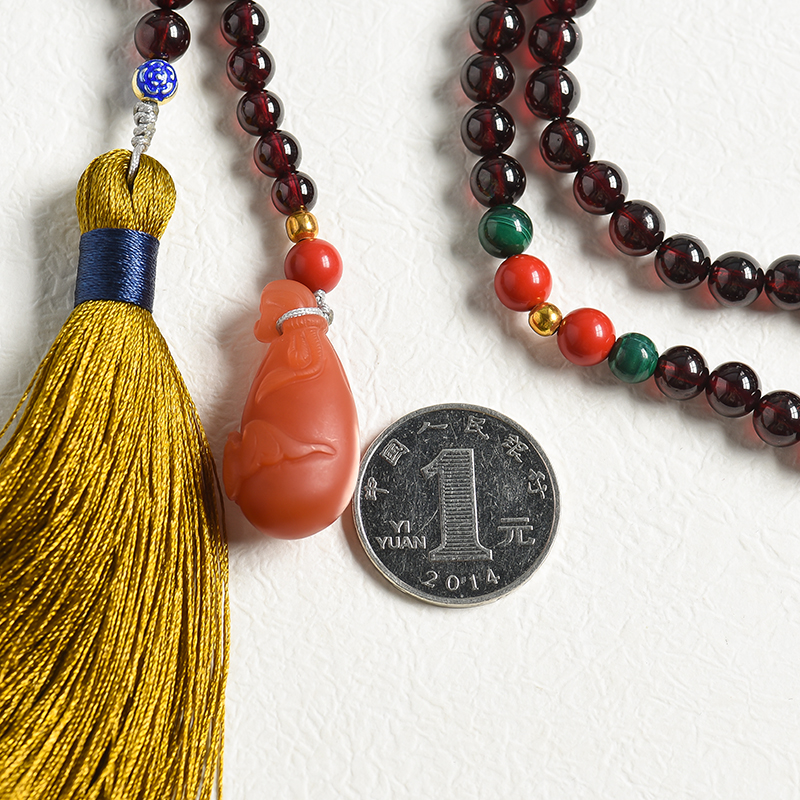 川料南红吊坠-红掌柜