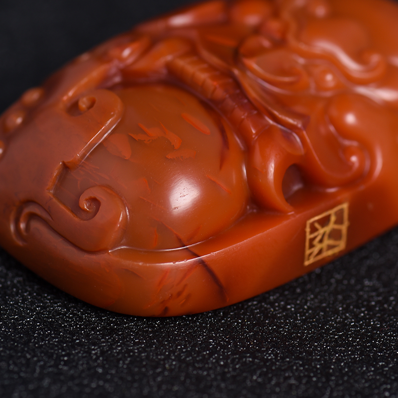 川料南红挂件-红掌柜