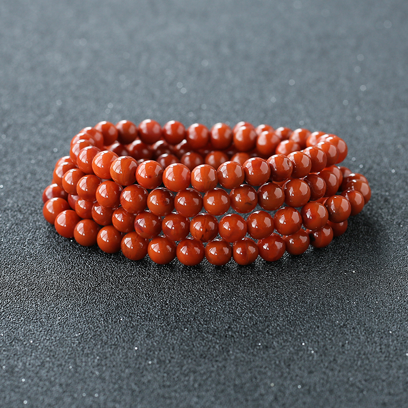 川料南红108手串- 红掌柜珠宝