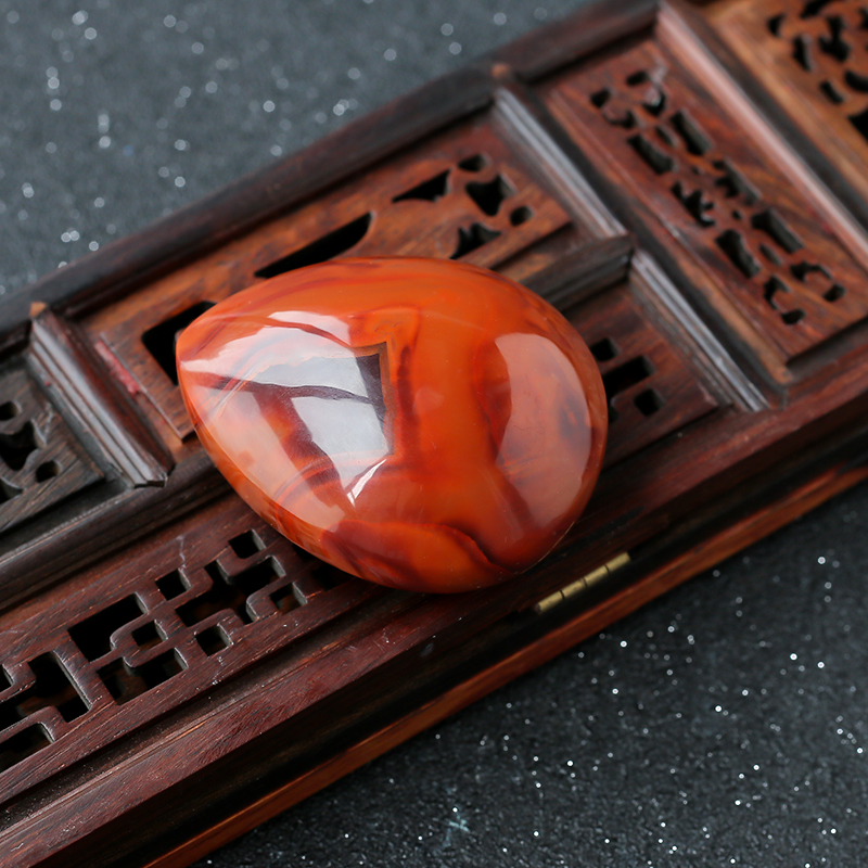 火焰纹南红 - 红掌柜珠宝