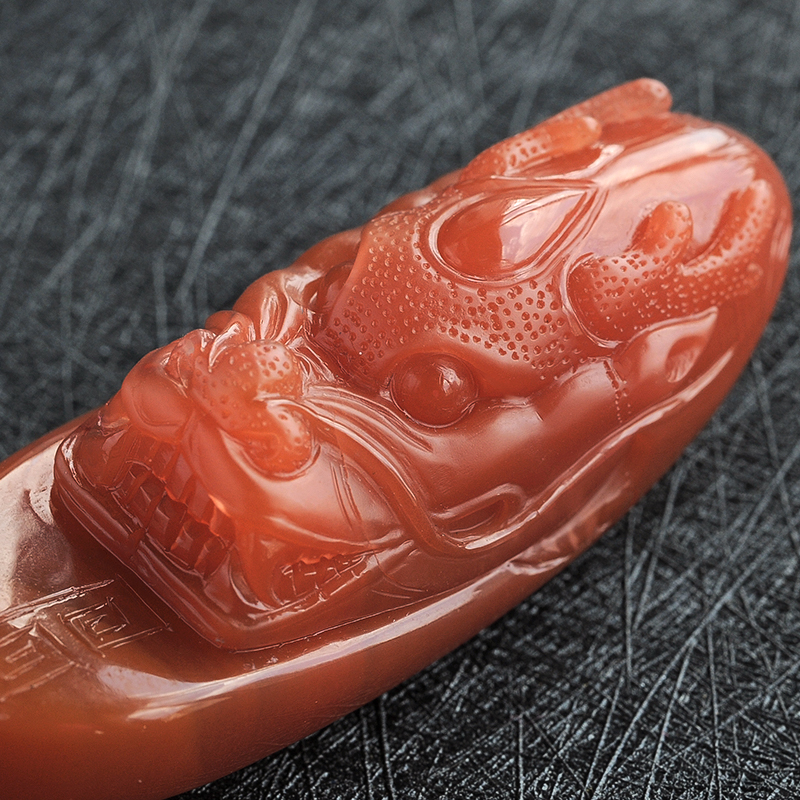 川料南红挂件 - 红掌柜珠宝