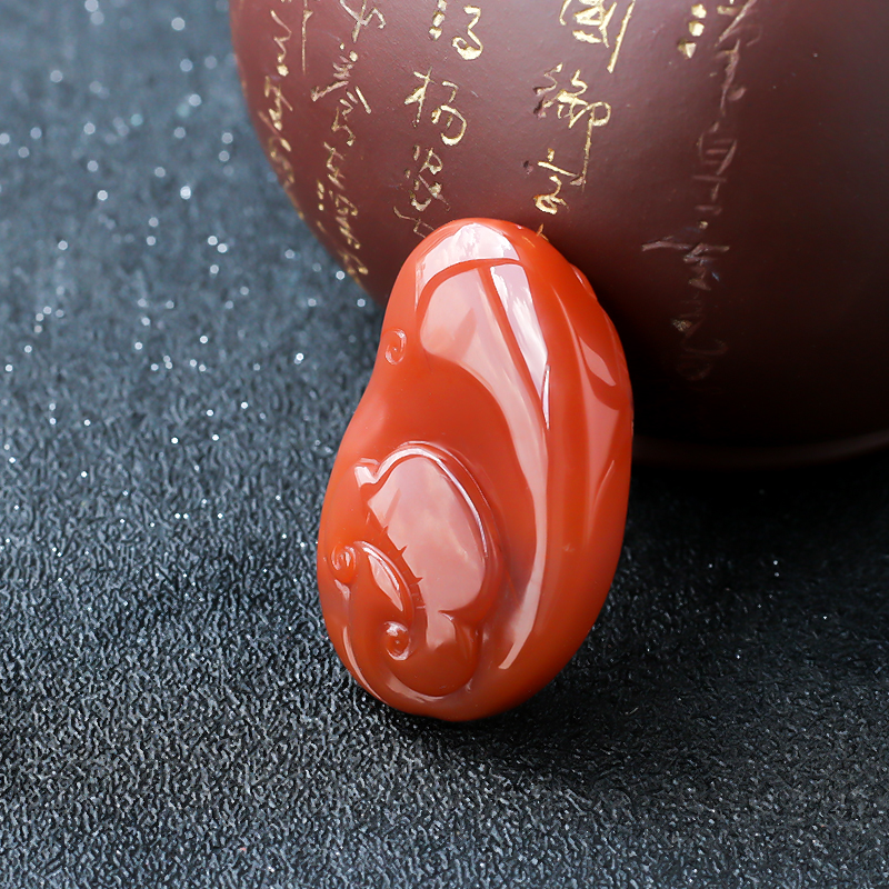 樱桃红南红挂坠 - 红掌柜珠宝