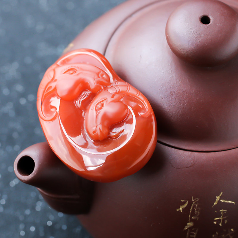 樱桃红南红- 红掌柜珠宝