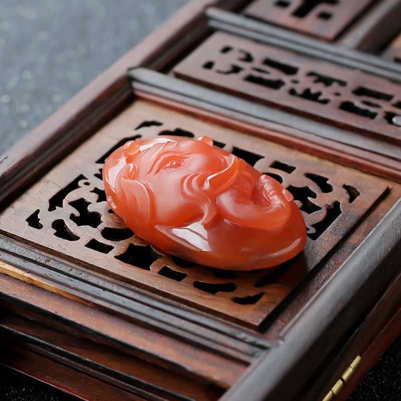 柿子红南红 - 红掌柜珠宝