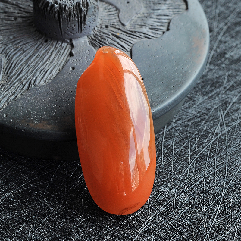 南红猴子挂坠- 红掌柜珠宝