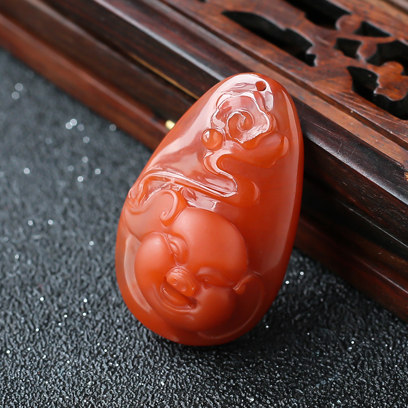 南红吊坠 - 红掌柜珠宝