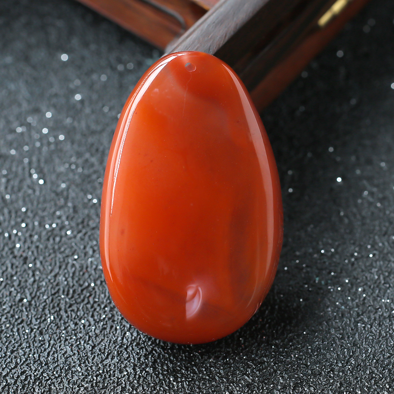 柿子红南红吊坠 - 红掌柜珠宝