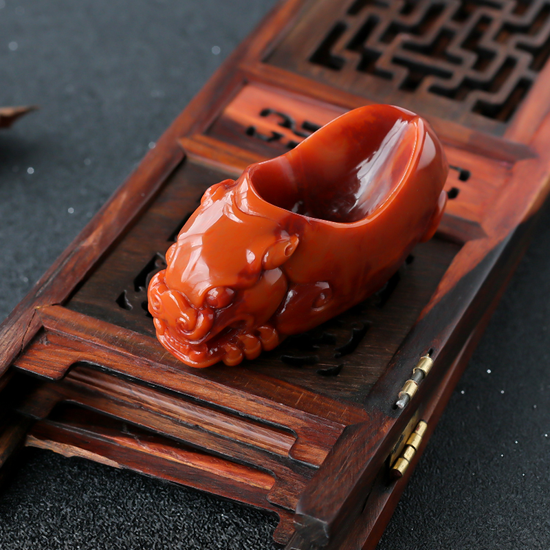 南红貔貅吊坠 - 红掌柜珠宝