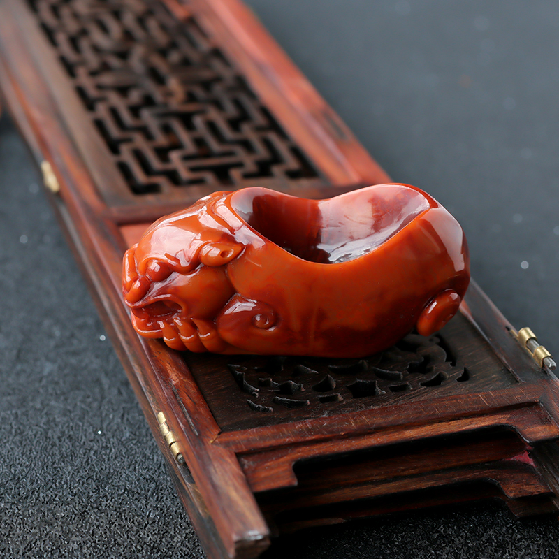 柿子红南红 - 红掌柜珠宝