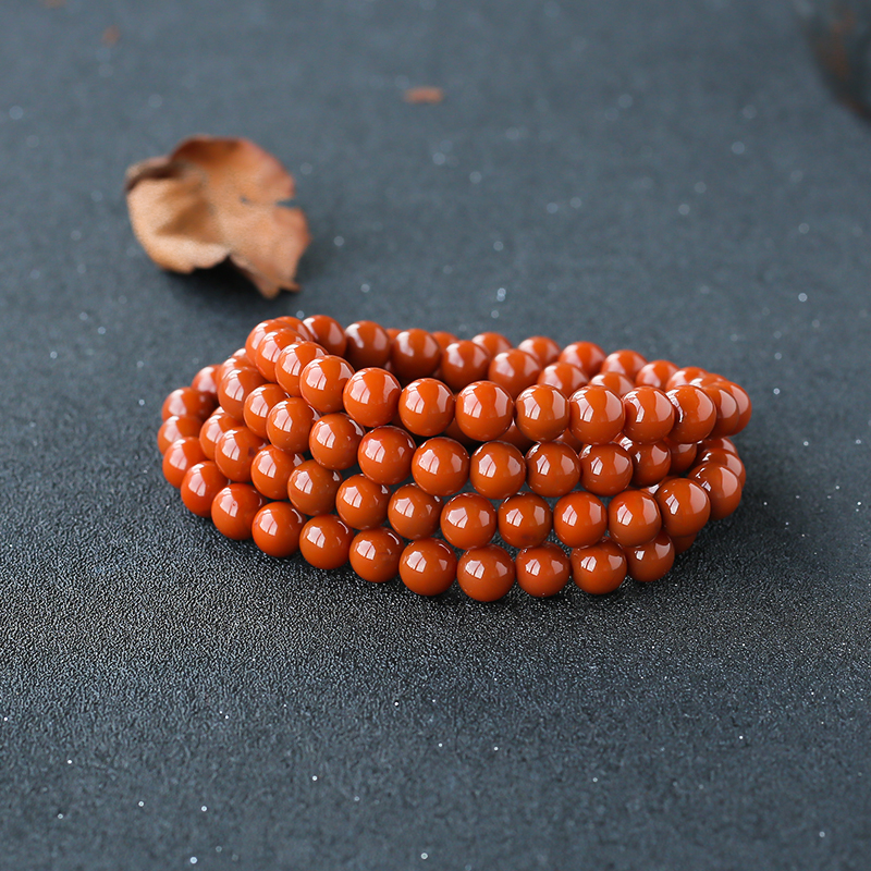 南红108手串 - 红掌柜珠宝