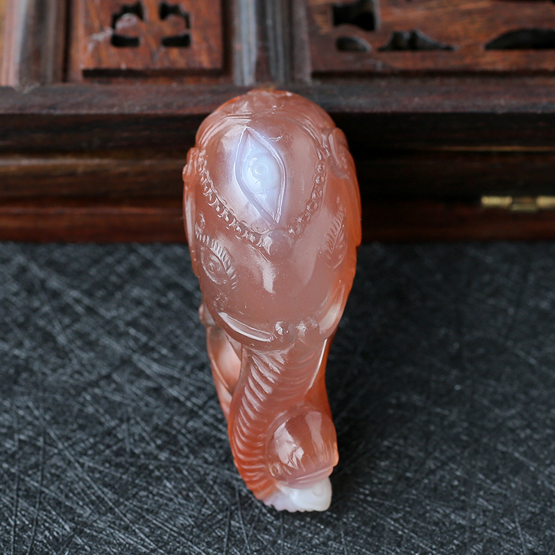 南红吉人天相吊坠 - 红掌柜珠宝