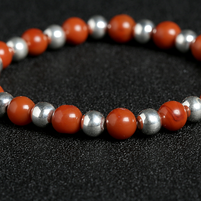 7.3mm南红单圈手串 - 红掌柜