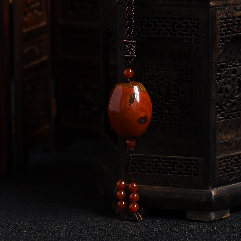 火焰纹南红-红掌柜