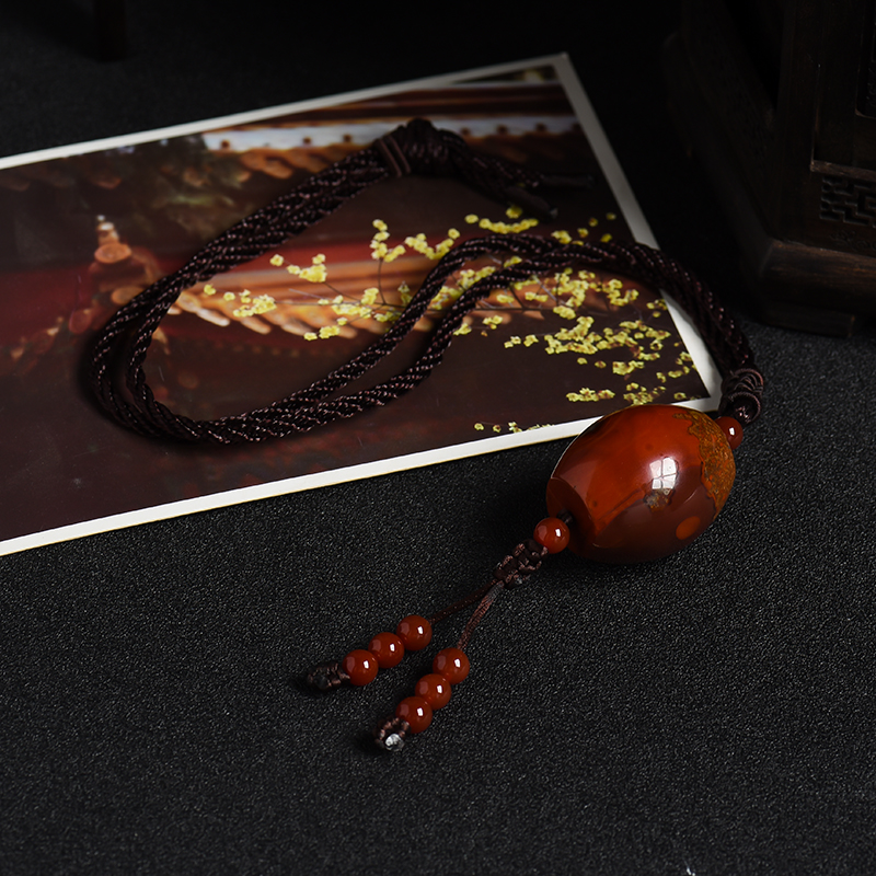 桶珠吊坠-红掌柜