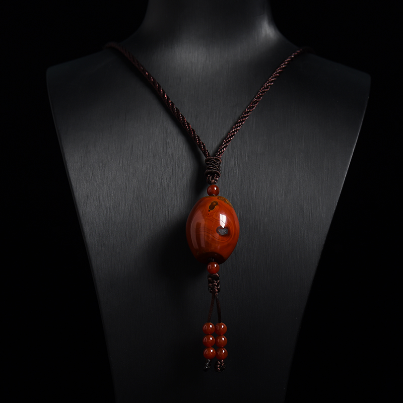 南红桶珠-红掌柜