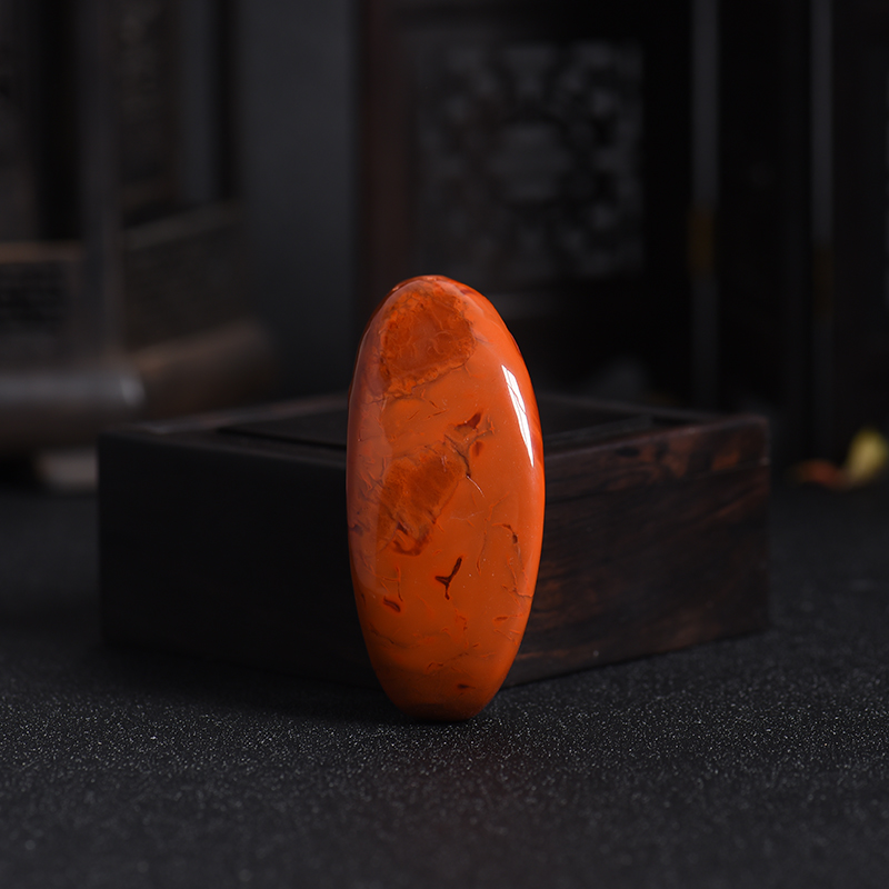 川料天然南红博弈吊坠-红掌柜