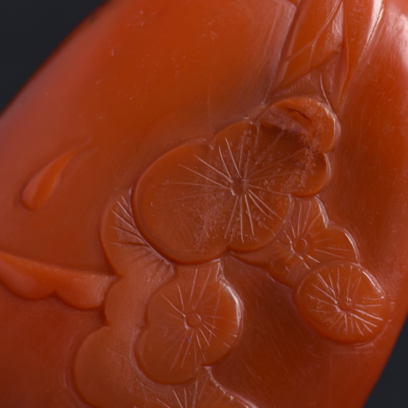 柿子红南红挂坠 - 红掌柜珠宝