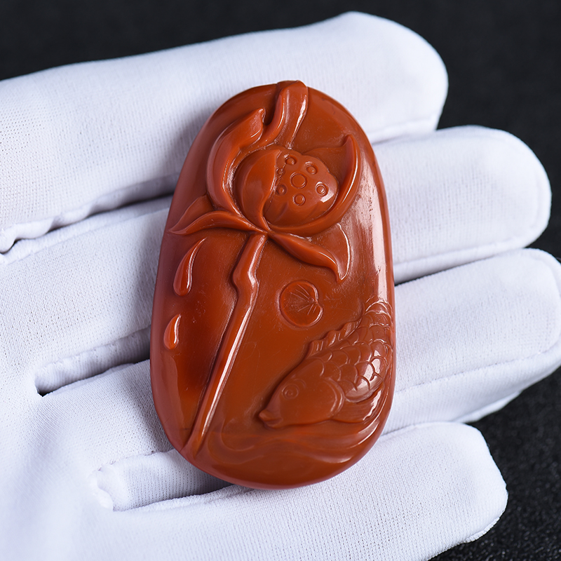 柿子红南红 - 红掌柜珠宝