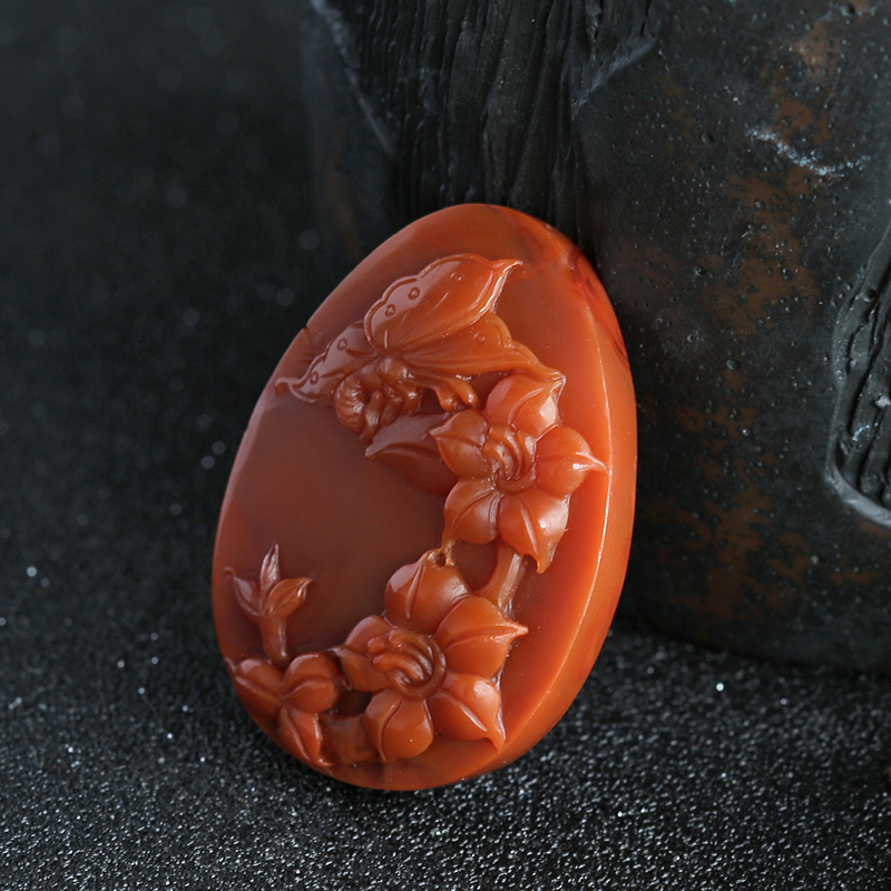 蝶恋花吊坠-红掌柜珠宝