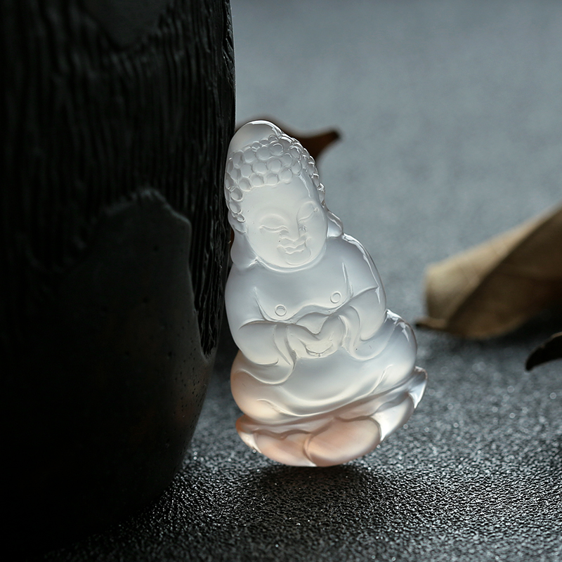 天然南红佛挂件-红掌柜珠宝