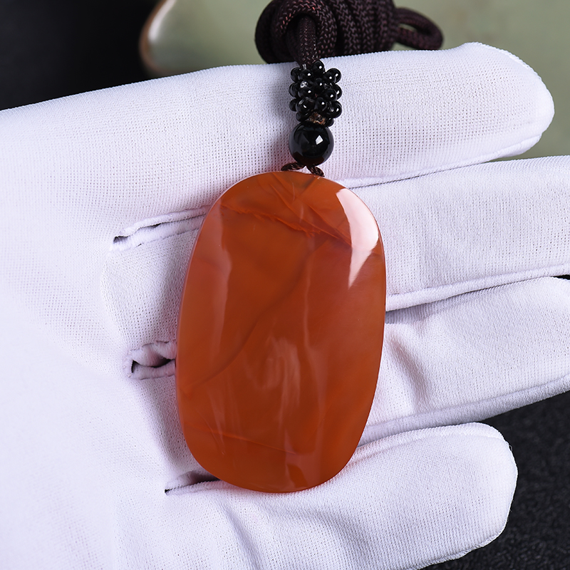 川料南红吊坠-红掌柜