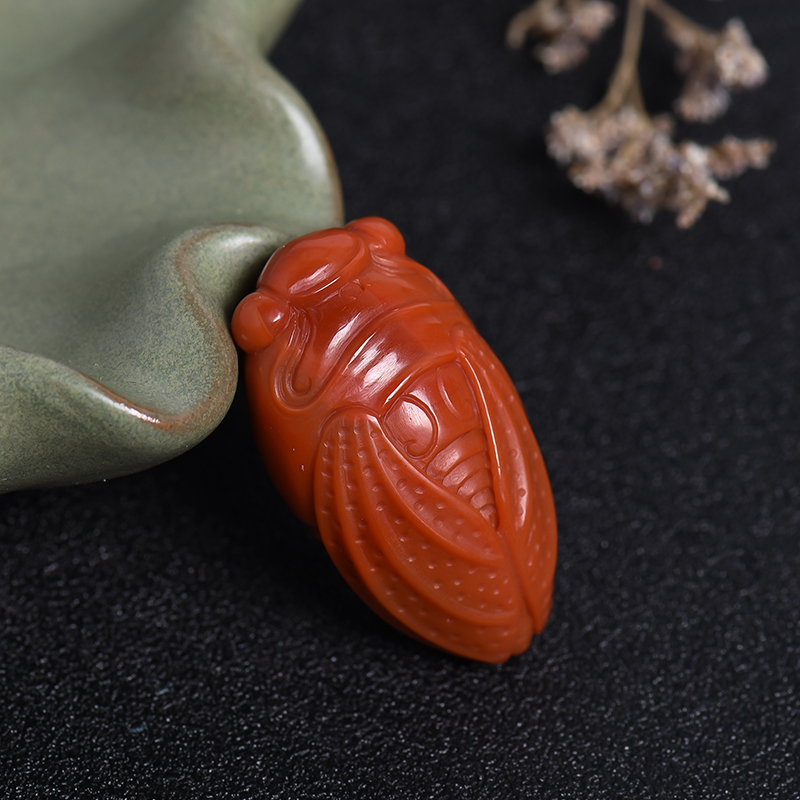 南红蝉 - 红掌柜珠宝