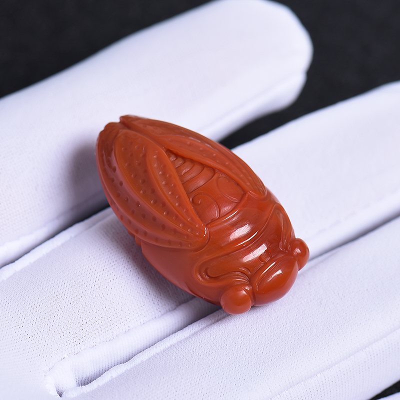 柿子红南红 - 红掌柜珠宝