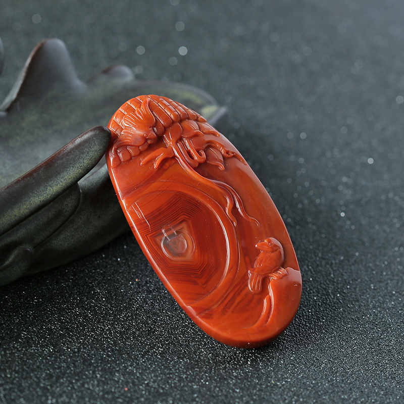 南红吊坠-红掌柜珠宝