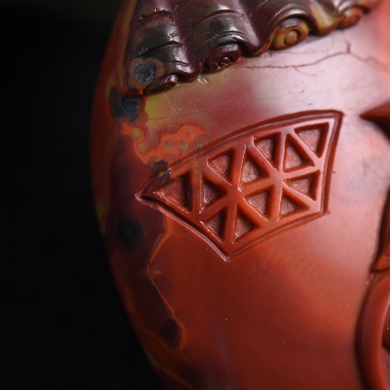 川料南红喜上眉梢吊坠-红掌柜珠宝