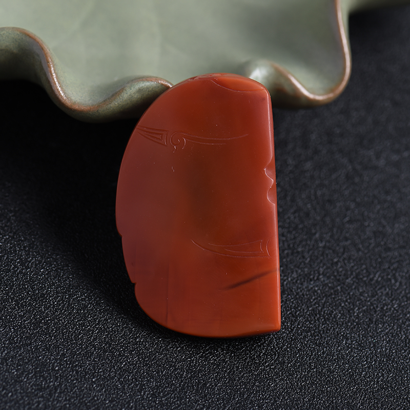 南红貔貅牌-红掌柜珠宝