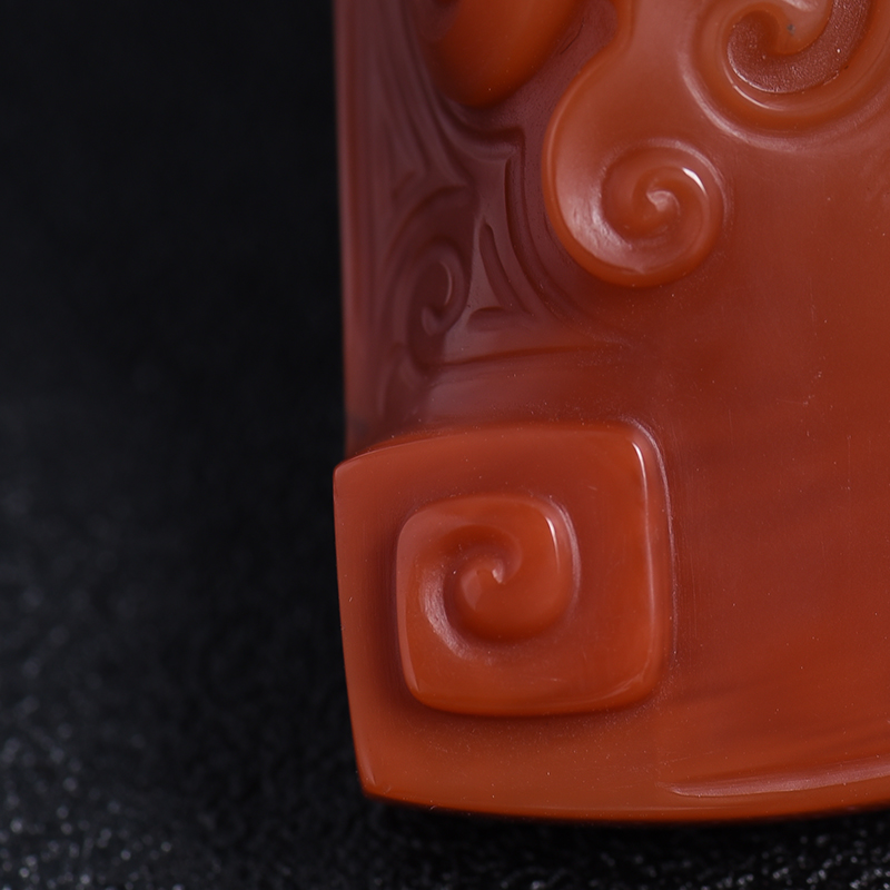 川料南红吊坠-红掌柜珠宝