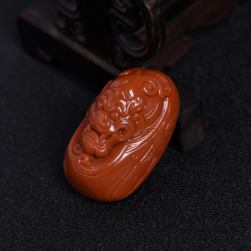 南红吊坠-红掌柜