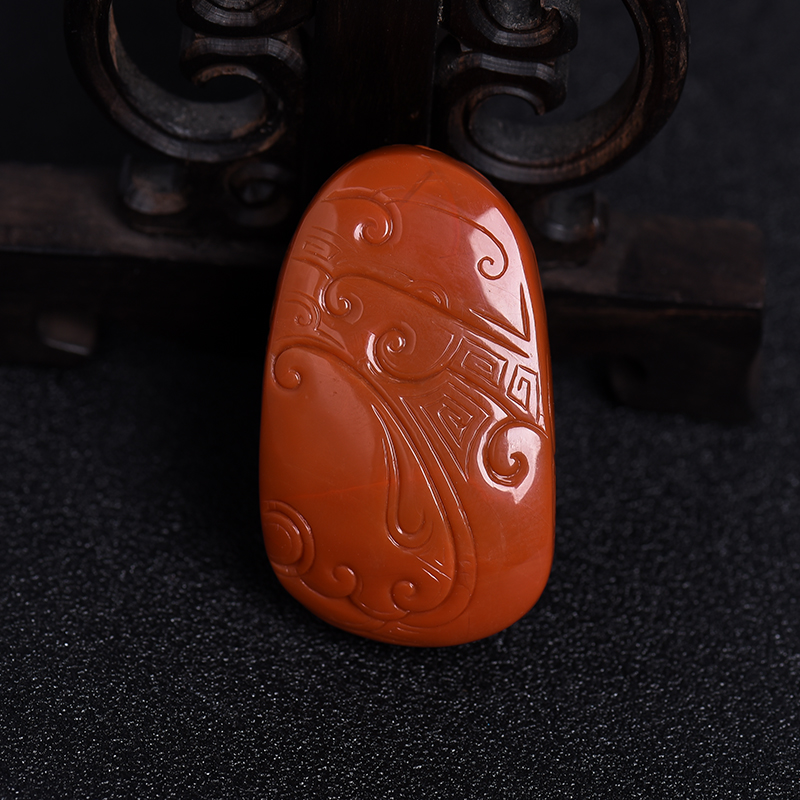 兽头吊坠-红掌柜