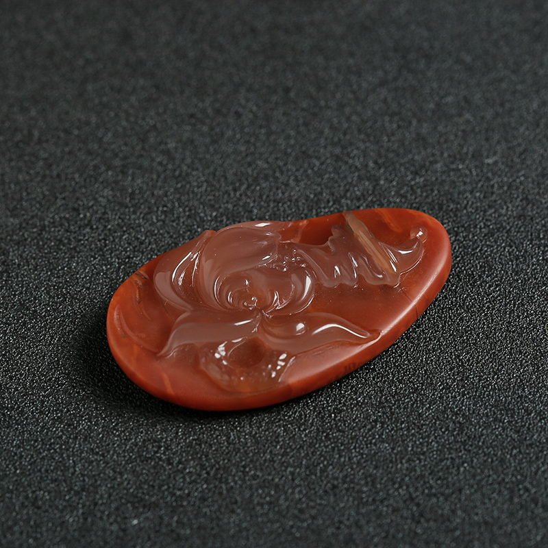 川料南红吊坠-红掌柜