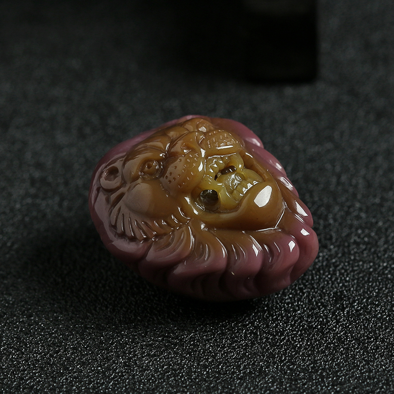 狮子头吊坠-红掌柜