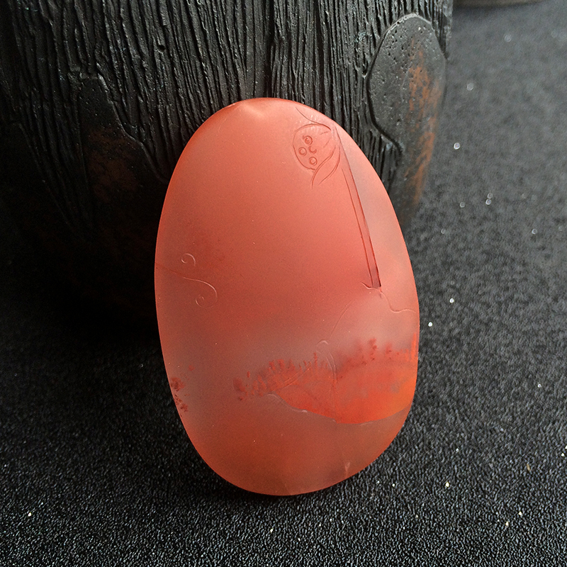 南红佛魔吊坠 - 红掌柜珠宝