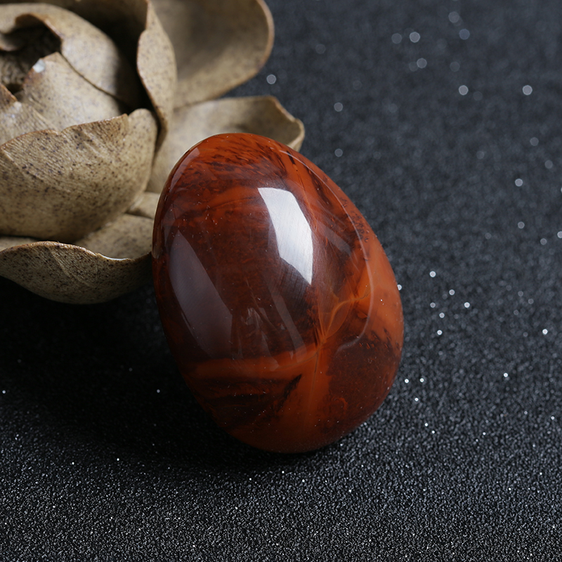 火焰纹南红吊坠-红掌柜珠宝