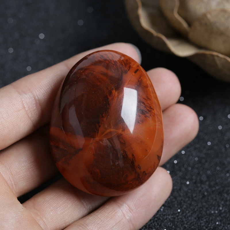 川料南红随形吊坠-红掌柜珠宝