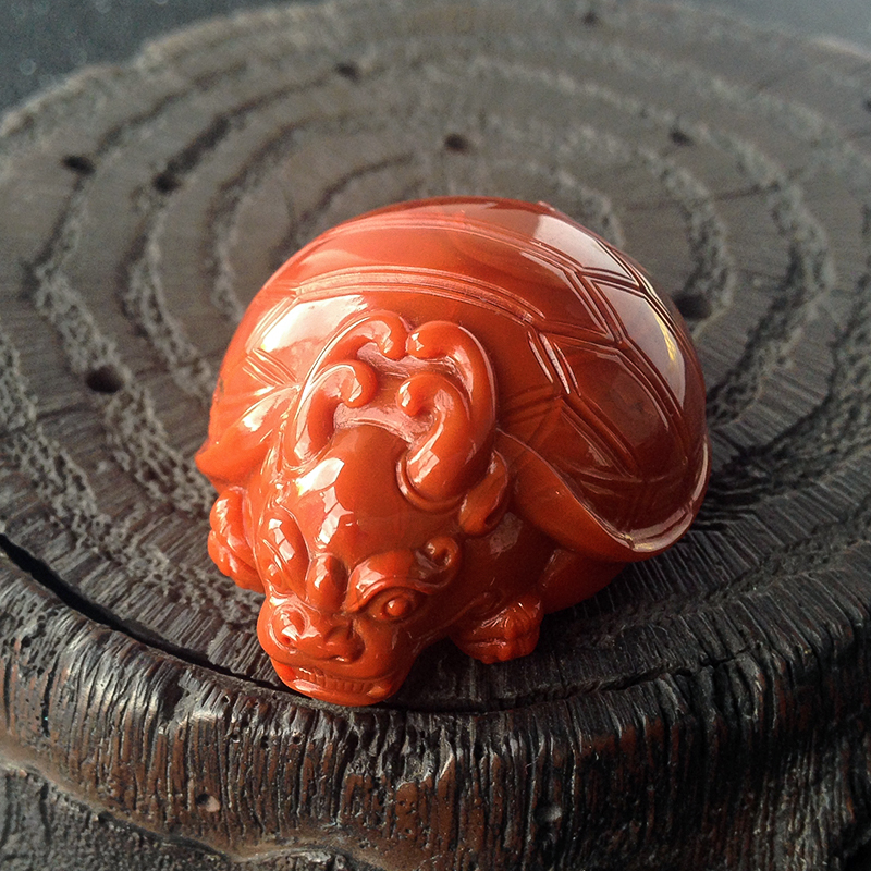 川料南红吊坠-红掌柜珠宝