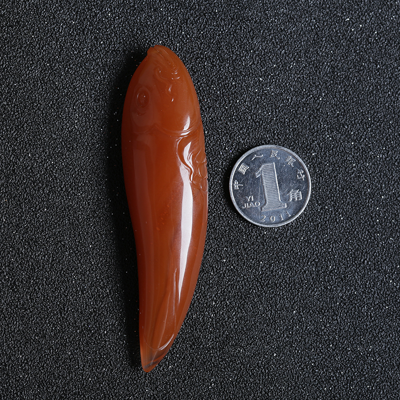 四川樱桃红南红吊坠-红掌柜珠宝