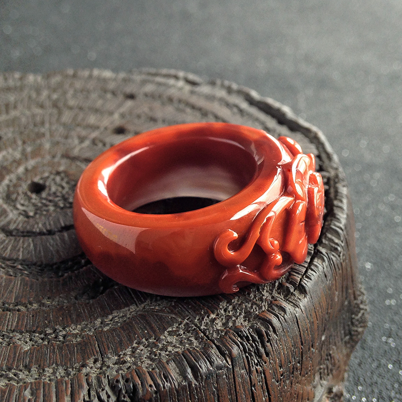 莲花扳指-红掌柜珠宝